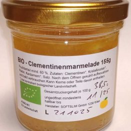 Bio-Clementinenmarmelade Bio-Bild Bio-Clementinenmarmelade