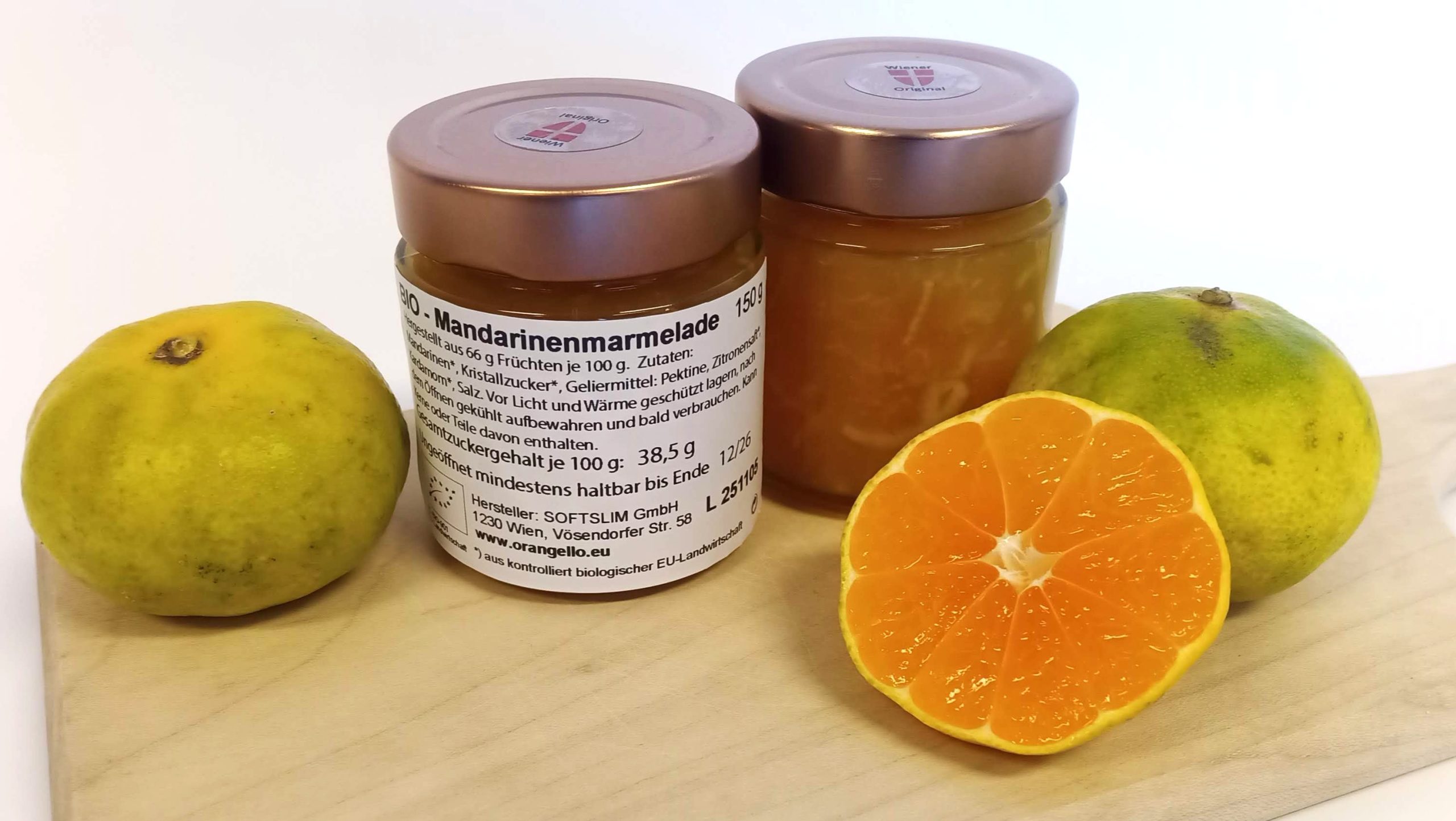 Bild: Mandarinen und Mandarinenmarmelade